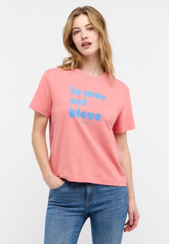 MUSTANG Shirt 'Floris' in Pink: front