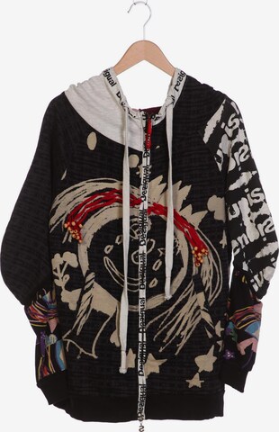 Desigual Sweatshirt & Zip-Up Hoodie in L in Black: front