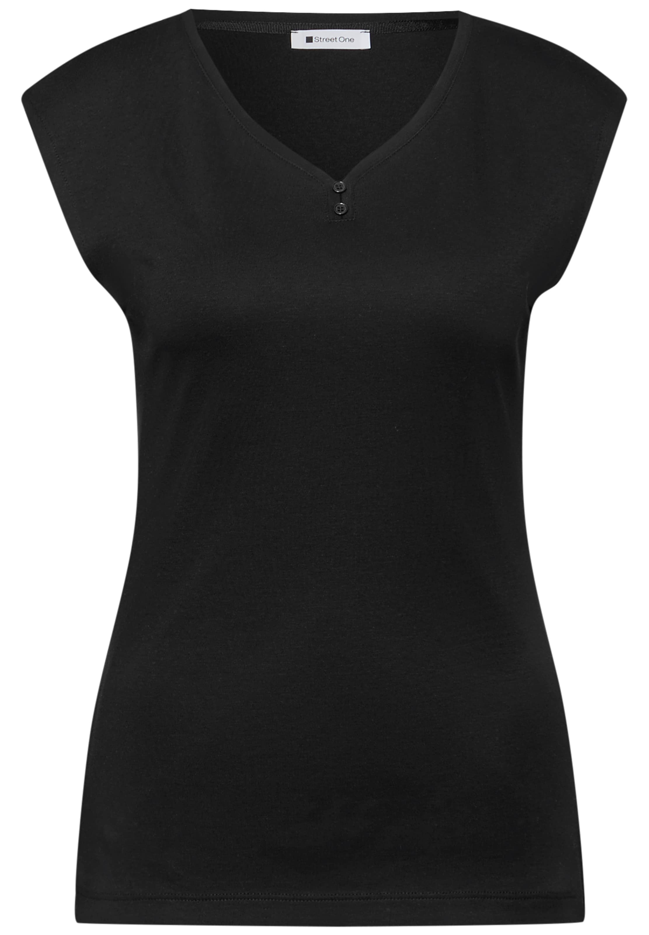 STREET ONE Shirt in Black: front
