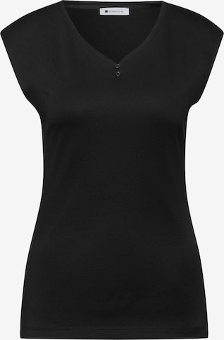 STREET ONE Shirt in Black: front