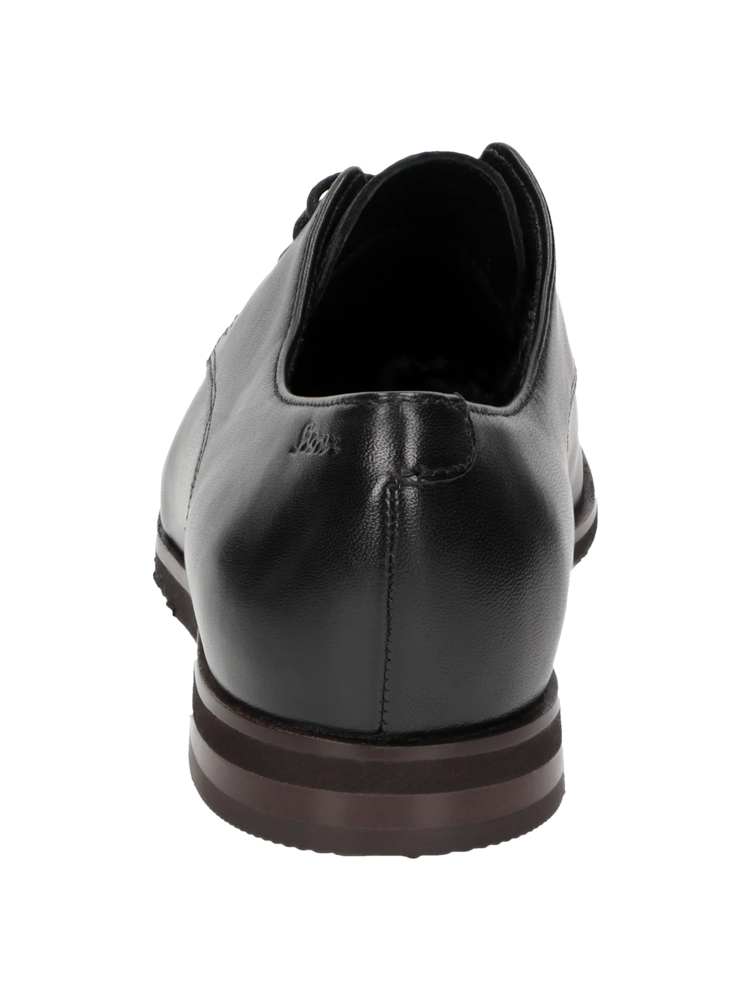SIOUX Schnürschuh ' Bovinia-714 ' in Schwarz