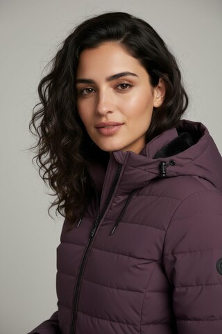 KILLTEC Übergangsparka in Lila