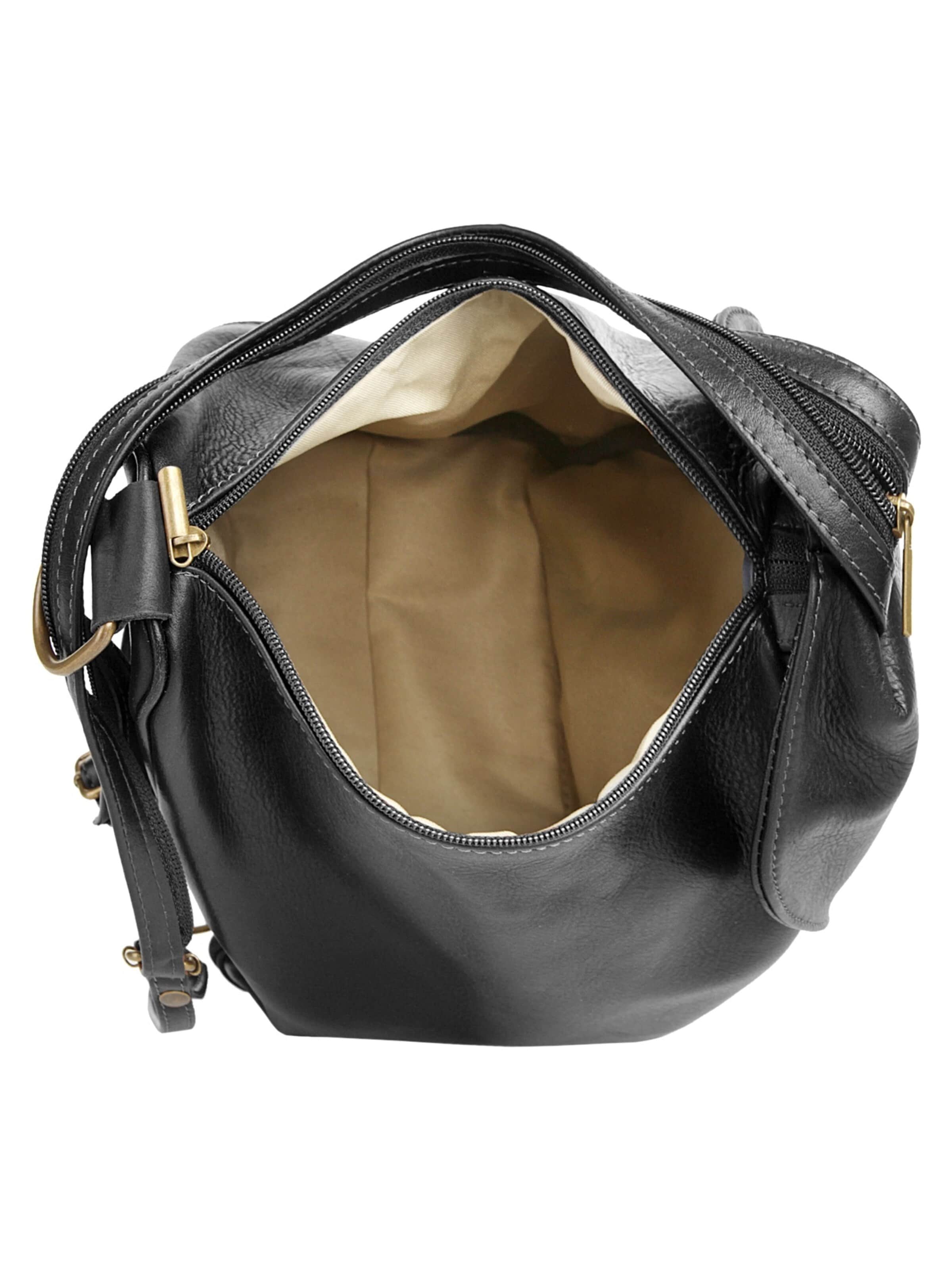 Sac à dos 'ANNA MARIA' piké en noir
