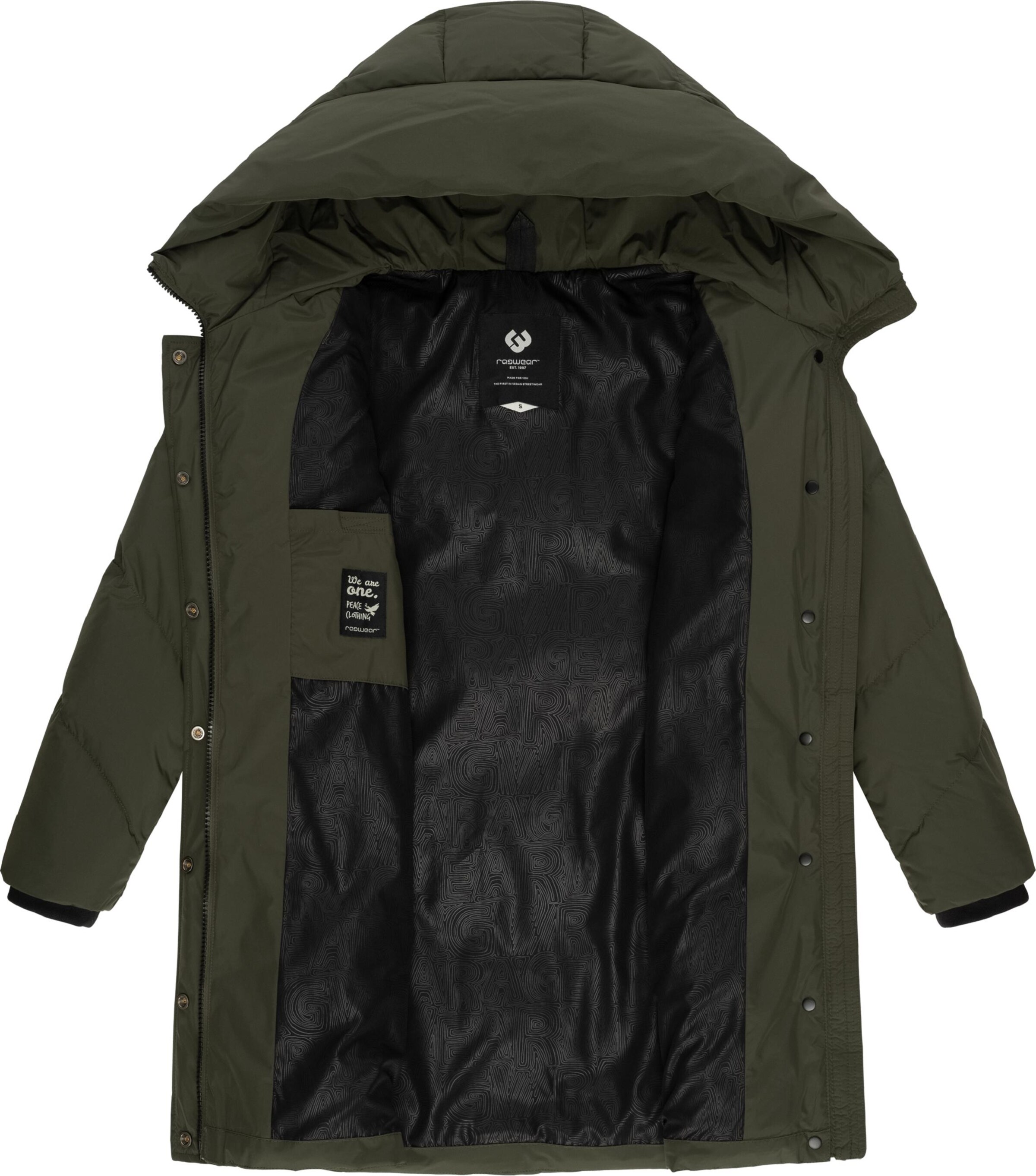 Ragwear Winter coat 'Avelin' in Green