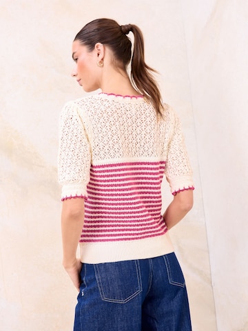 Lipsy Kampsun, värv valge