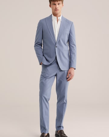 WE Fashion Слим Пиджак в Синий
