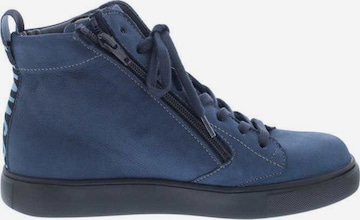 Finn Comfort Lace-Up Ankle Boots in Blue