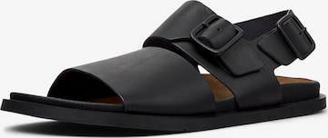 Sandalo 'Lluc' di CAMPER in nero: frontale