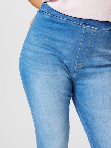 ONLY Carmakoma - Skinny Jeggings 'Laola' en azul