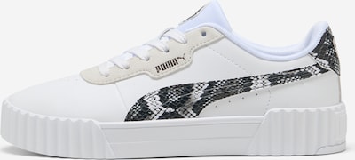 Sportbačiai be auliuko 'Carina 3.0 Snake Chic' iš PUMA, spalva – kremo / Auksas / juoda / balta, Prekių apžvalga