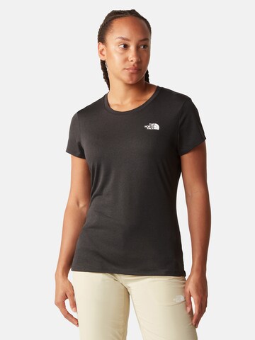 T-shirt fonctionnel 'Reaxion' THE NORTH FACE en noir : devant