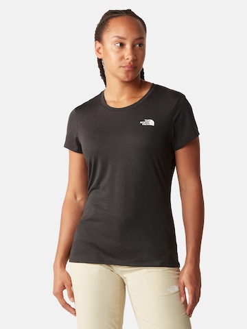 THE NORTH FACE Λειτουργικό μπλουζάκι 'Reaxion' σε μαύρο: μπροστά