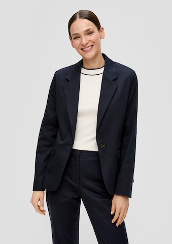 Blazer s.Oliver BLACK LABEL en bleu : devant