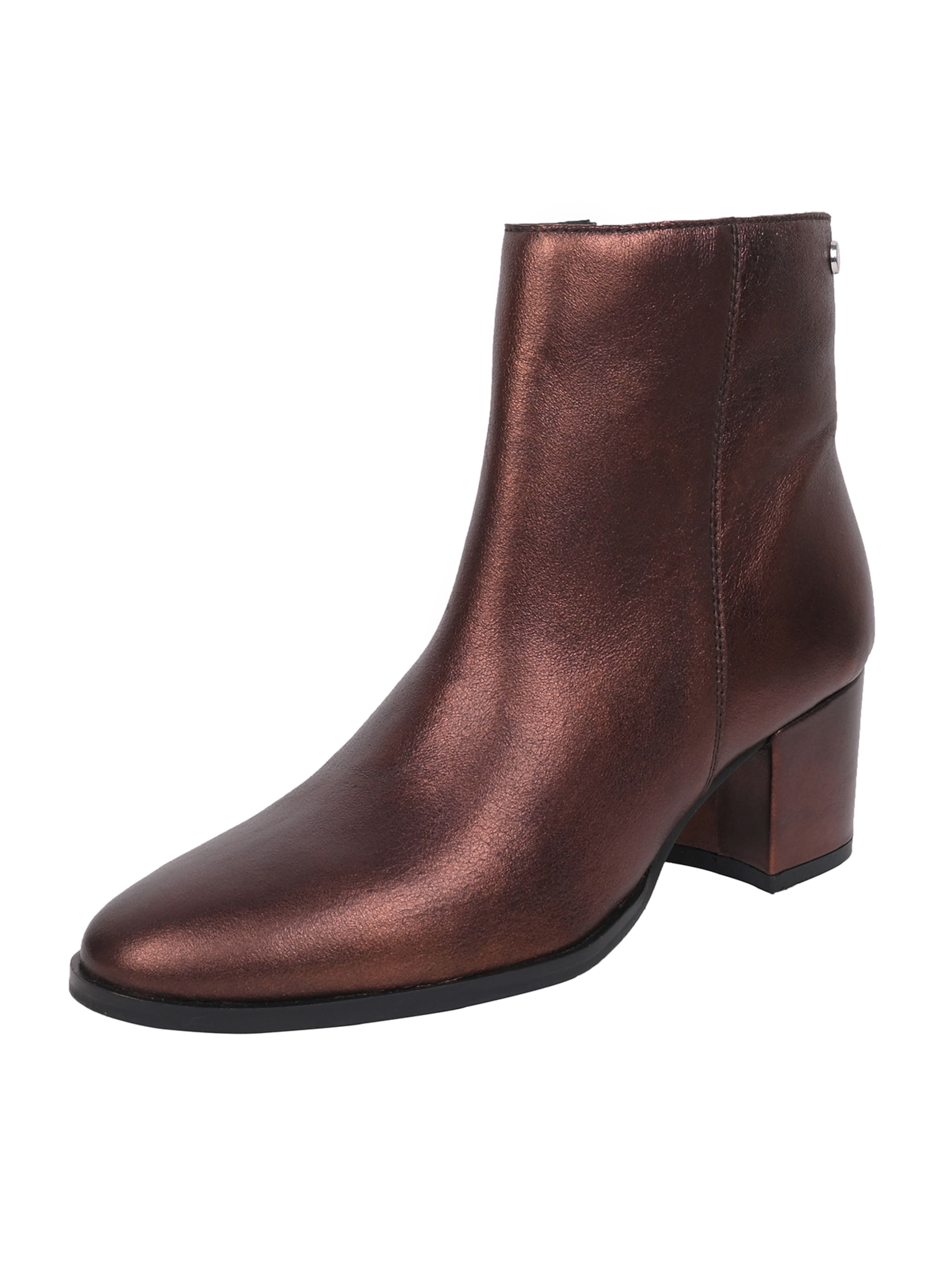 Bottines ' BINNY ' FREUDE en bronze : devant