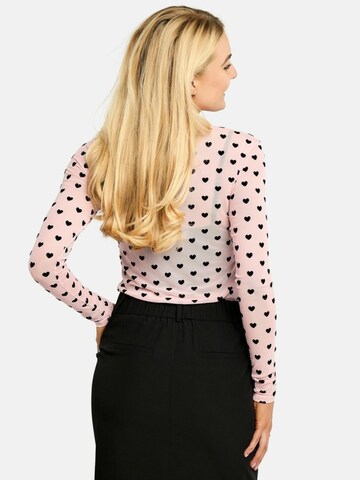 Liberte Essentiel Top ' MESH ' w kolorze różowy