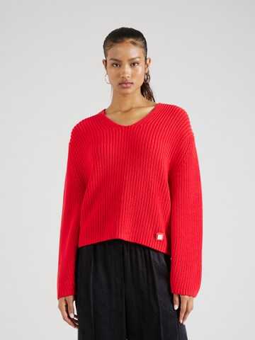 HUGO Sweater 'Sulla' in Red: front