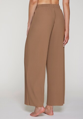 LASCANA Wide leg Pants in Brown
