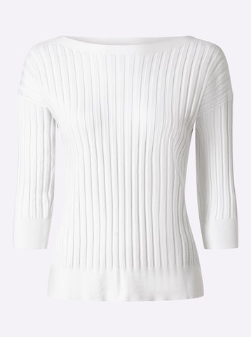 heine Пуловер в бяло