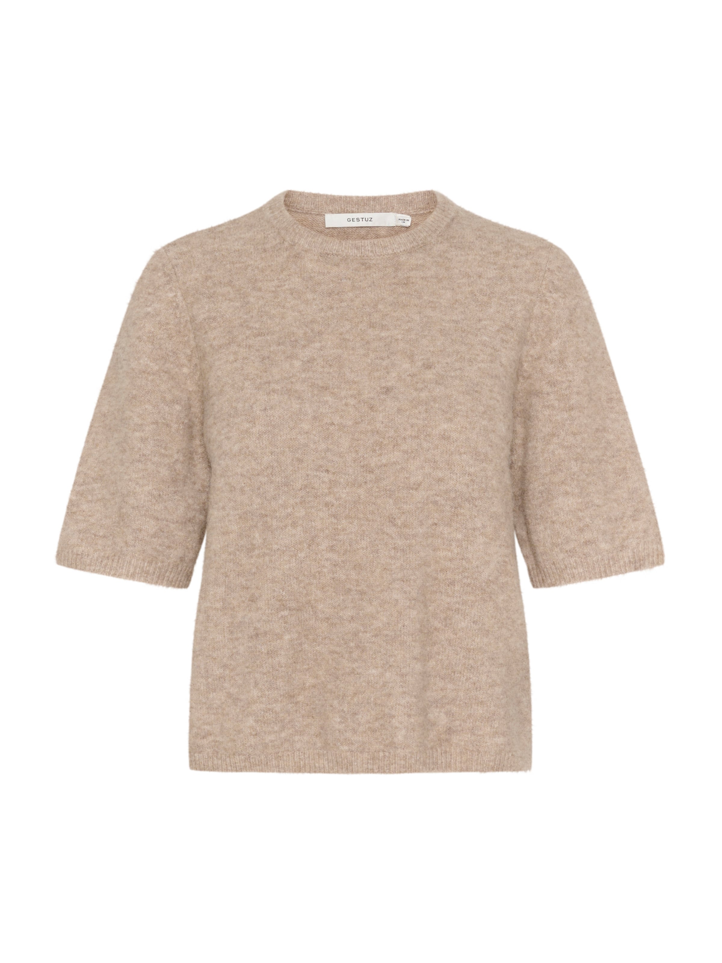Pull-over 'AlphaGZ' Gestuz en beige : devant