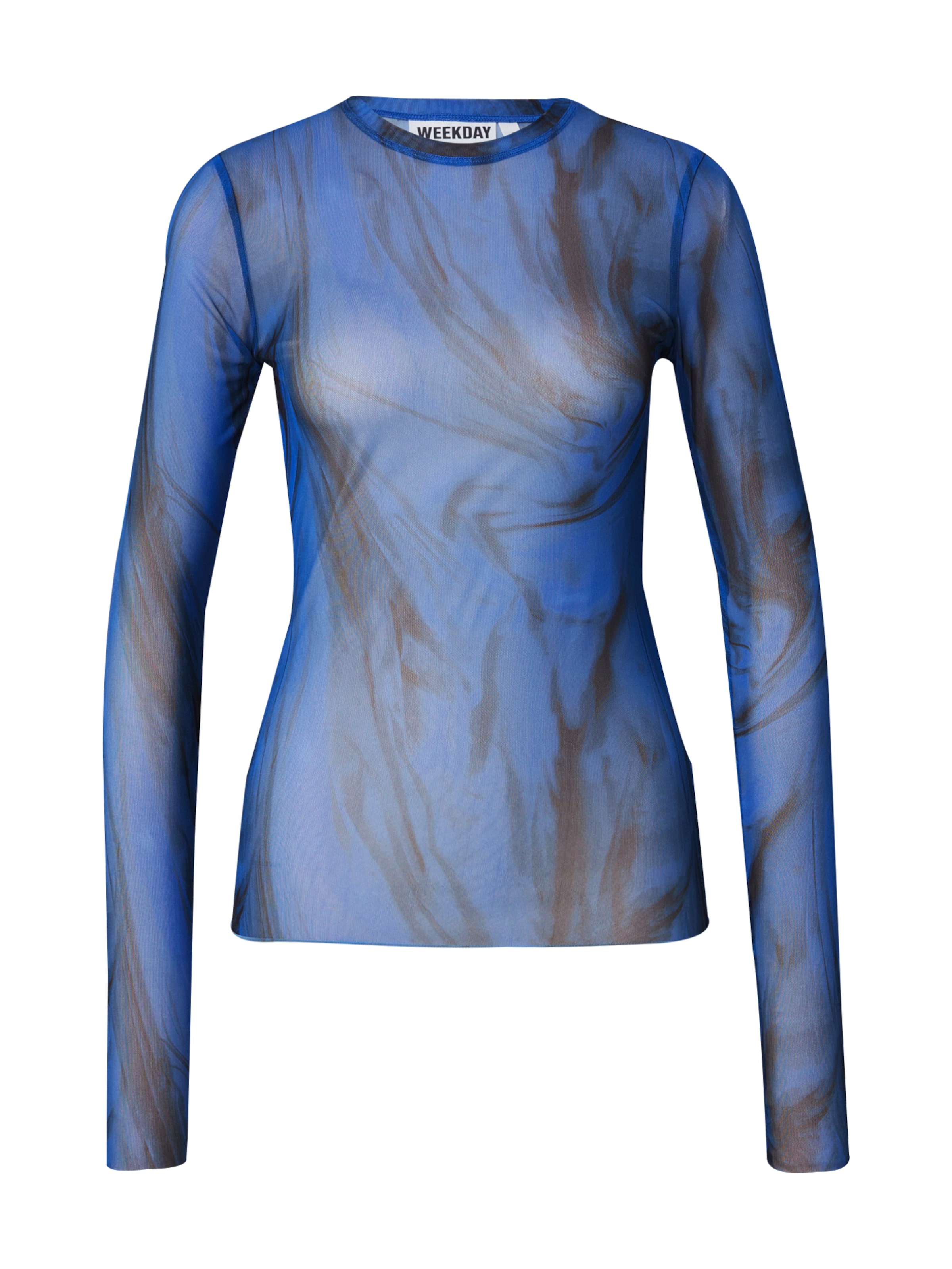 WEEKDAY Póló 'Nico' - kék: elől