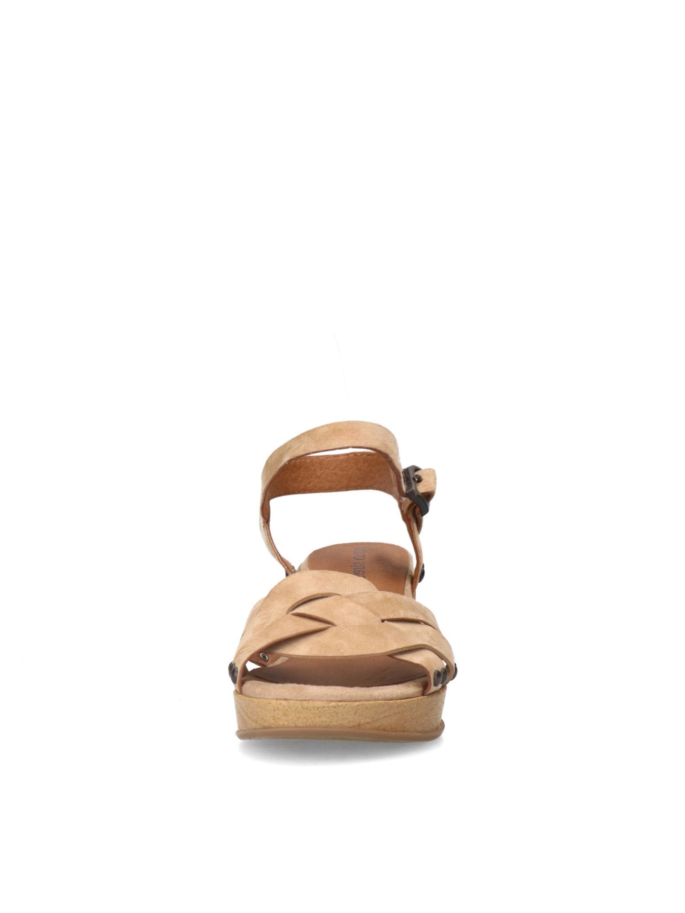 MANFIELD Sandale in Beige