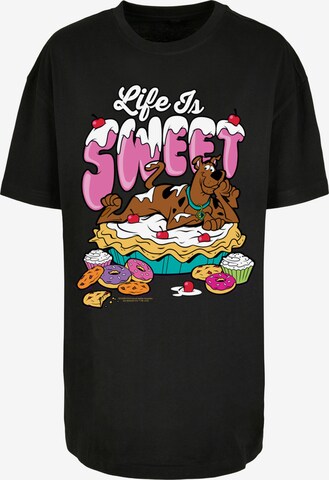 T-shirt 'Life Is Sweet' F4NT4STIC en noir : devant