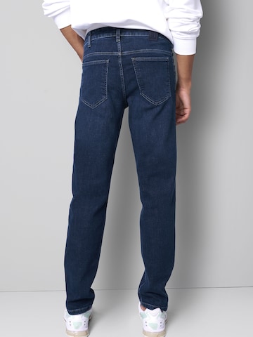 MEYER Regular M5 Five Pocket Denim in Blau