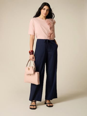 oltre Baggy Pants in Blue: front