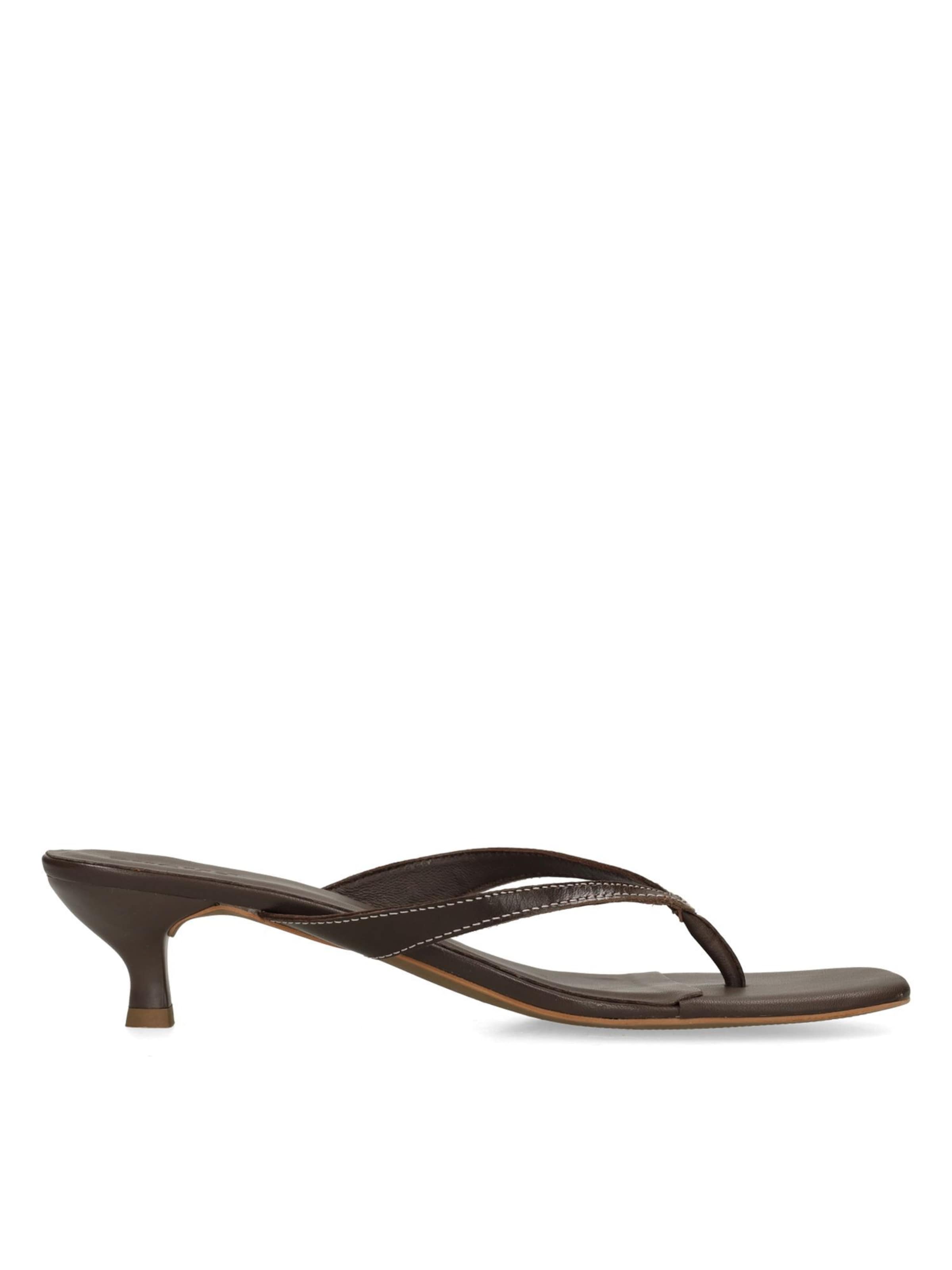 Tongs SACHA en marron