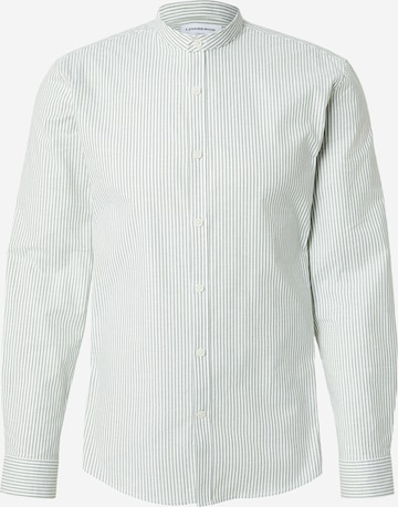 Lindbergh Hemd 'Manderin' in Grün: Vorderseite