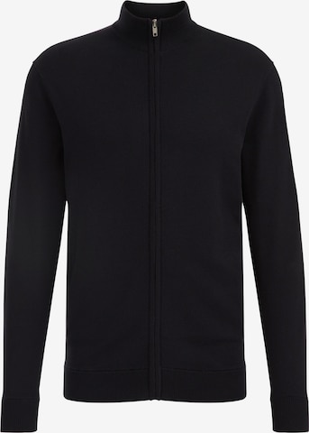 Vestes en maille WE Fashion en noir : devant