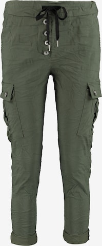 Hailys Tapered Cargo Pants 'Me44rle' in Green: front