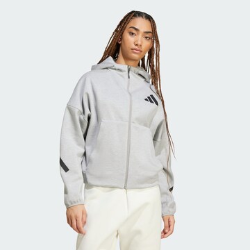 Sweat de sport 'Z.N.E' ADIDAS SPORTSWEAR en gris : devant