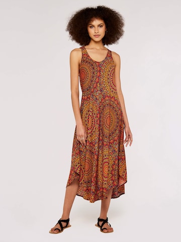 Apricot Summer Dress in Red: front