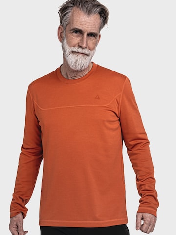 T-Shirt fonctionnel 'Circ Smue' Schöffel en rouge : devant