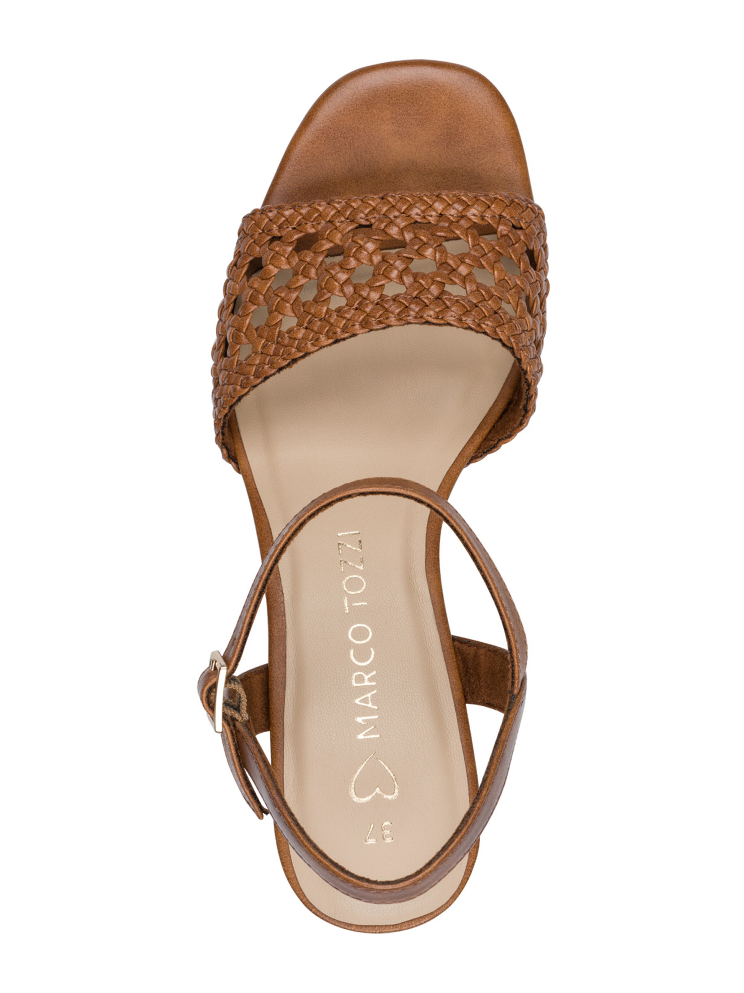 MARCO TOZZI Sandały w kolorze brązowy