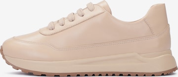 Baskets basses Kazar en beige : devant