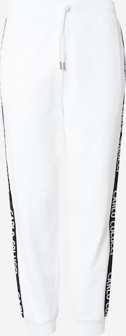 Carlo Colucci Tapered Παντελόνι σε λευκό: μπροστά