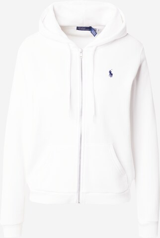 Polo Ralph Lauren - Sudadera con cremallera en blanco: frente