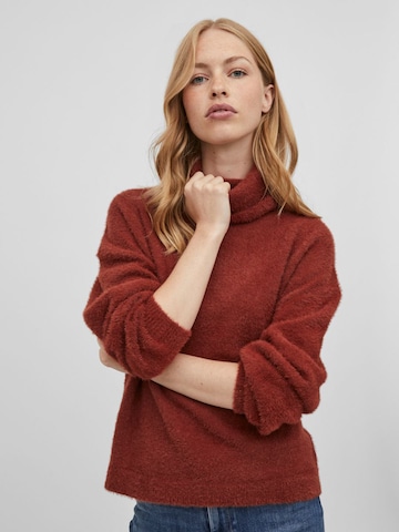 VILA Sweter 'Lajuli' w kolorze czerwony