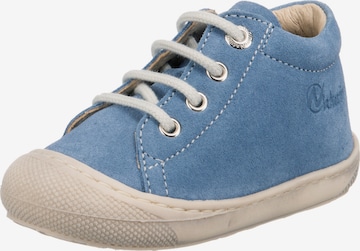 NATURINO First-Step Shoes 'Cocoon' in Blue: front