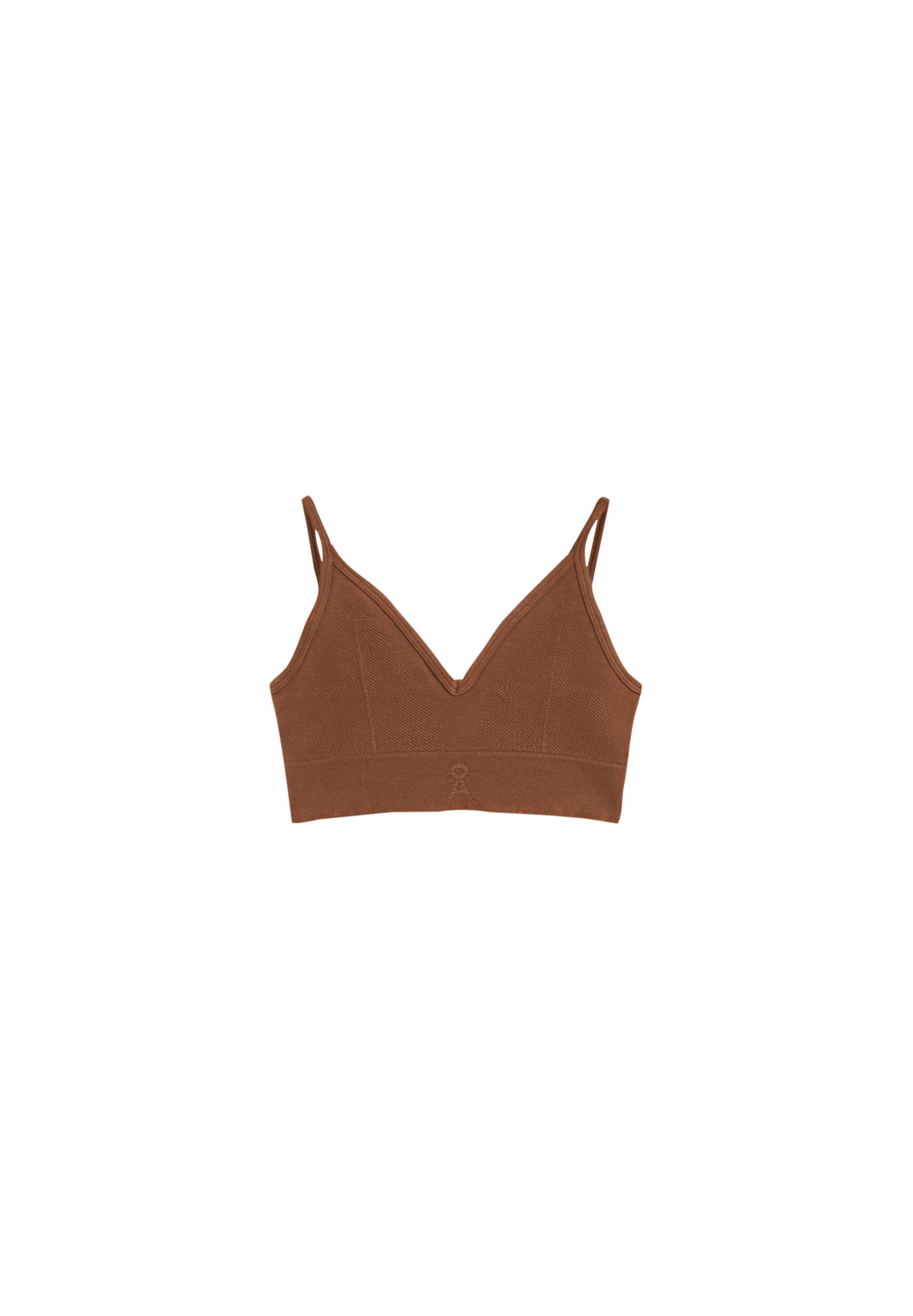 ARMEDANGELS Bralette Bra in Brown: front