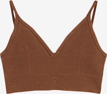 ARMEDANGELS Bralette Bra in Brown: front