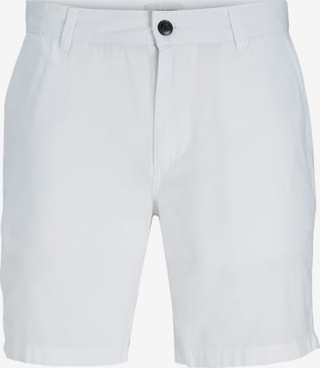 JACK & JONES Панталон Chino 'ACE SUMMER' в бяло: отпред