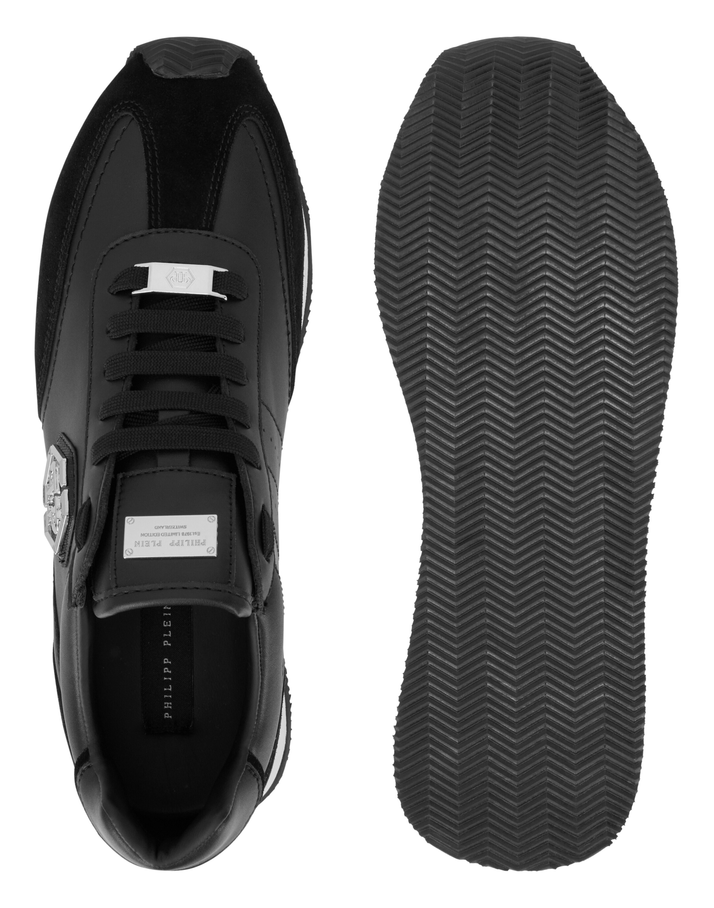 Sneaker bassa di Philipp Plein in nero