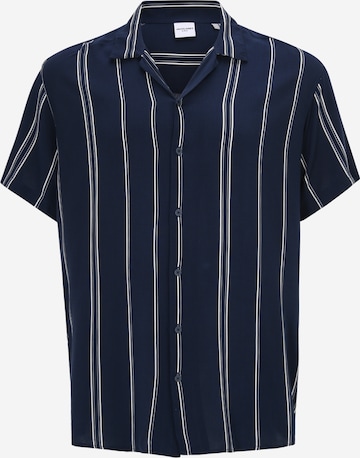 Jack & Jones Plus Regular fit Skjorta 'JEFF' i blå: framsida