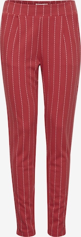 ICHI Bandplooibroek 'IHRuti' in Rood: voorkant