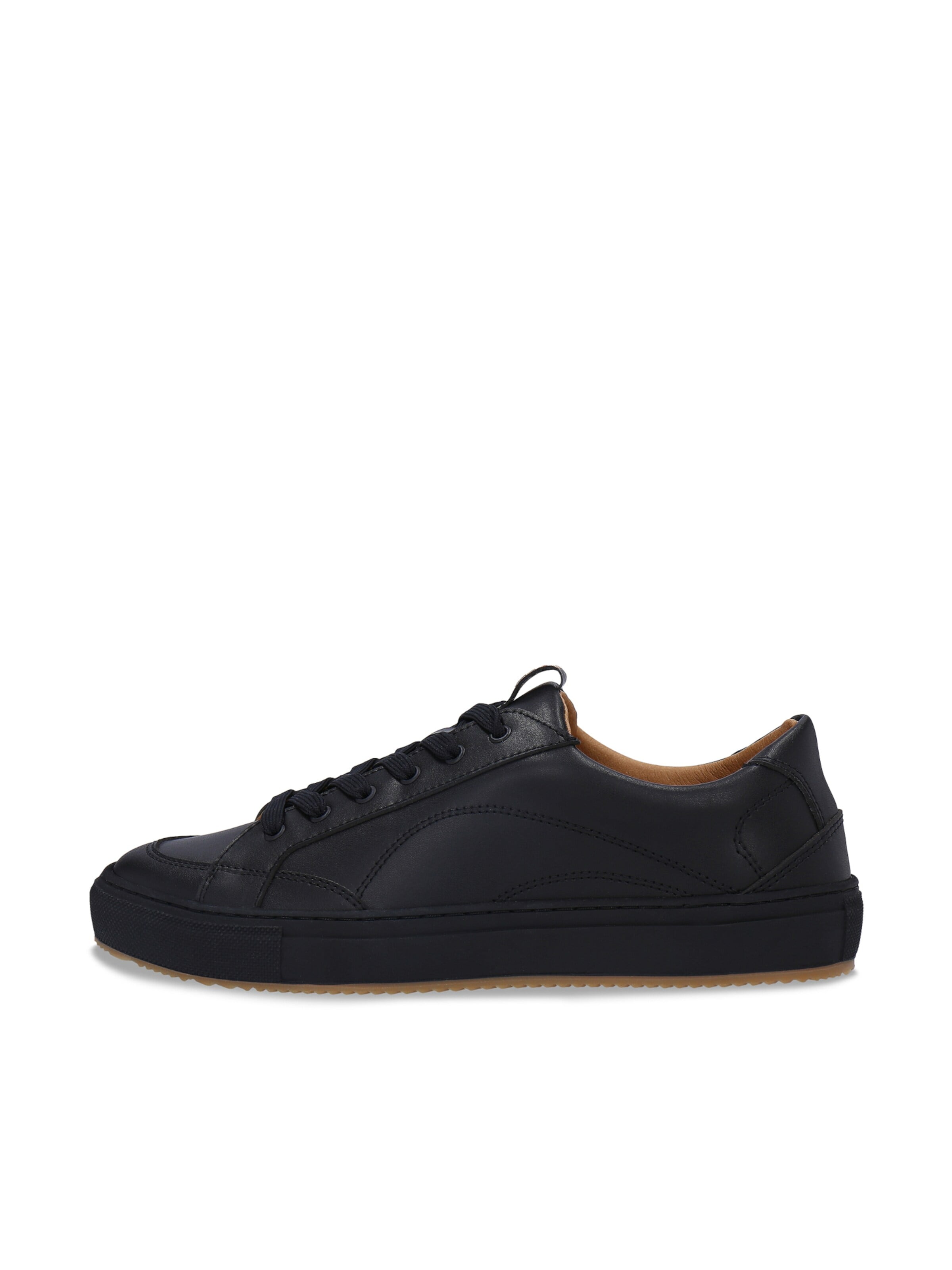 Sneaker alta 'KARIO' di nae Vegan Shoes in nero: frontale