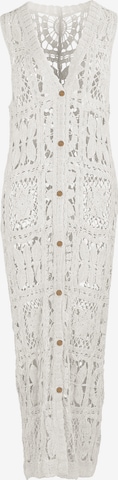 Robes en maille IZIA en blanc : devant