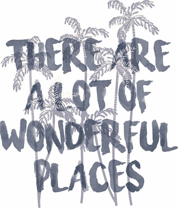 LILIPUT Niedliches T-Shirt mit 'Wonderful Places'-Print in Hellblau | ABOUT  YOU